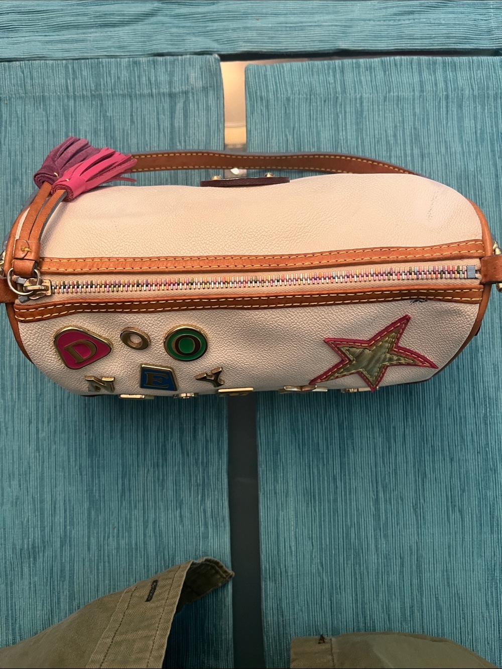 Y2K Dooney and Bourke / Lindsay Lohan hearts and charms bag #2. - Picture 4 of 15